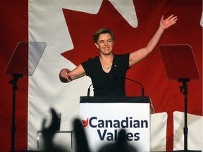 Kellie Leitch, MP for Simcoe Grey waves to more than 300 people packed into the Historic Gayety Theatre to officially launch her bid for leadership of the the Federal Conservative Party. Leitch stayed to her script to promote Canadian Values as the lead component of her campaign to date. Maxine Bernier, Michael Chong, Deepak Obhrai, Andrew Scheer, and Brad Trost have also announced their interest while Parry Sound's Tony Clement dropped out of the race last week.The Leadership convention will be held in May 2017 in Saskatoon.