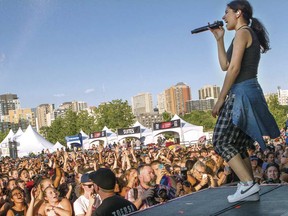 Alessia Cara performed at RBC Ottawa Bluesfest in 2016.