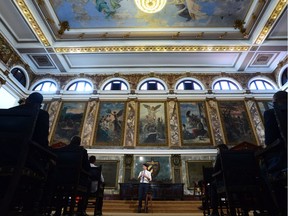 Prime Minister Justin Trudeau speaks with students on Nov. 16.