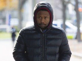 Leston Lawrence arrives at the Ottawa Courthouse on Wednesday November 9, 2016.