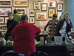 Lots of books and art for sale at Baz'Art, Shenkman Arts Centre, Orléans, Ottawa. Mike Taylor/Shenkman Arts Centre