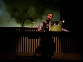 Vancouver playwright and actor Tetsuro Shigematsu in a scene from his one-man show Empire of the Son, which opens at the NAC next week.