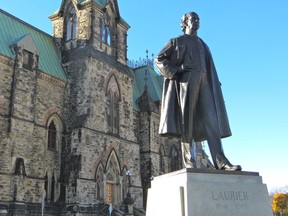 You can mark Sunday's 175th birthday of Sir Wilfrid Laurier, Canada's first French-Canadian prime minister, by stopping by his statue on Parliament Hill.