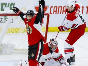 Senators head coach Guy Boucher wants centrer Derick Brassard (19) to be more selfish when scoring opportunities arise.