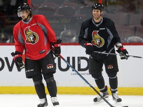 The Senators captains insists he didn’t lose a bet. It was more about breaking up the drudgery of a week that includes four games, including Thursday’s game against Boston and contests against Carolina Saturday and the New York Rangers Sunday.