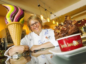 Tammy Giuliani, owner of Stella Luna and a master gelato maker.