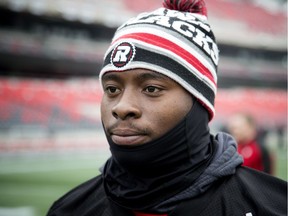 “The coldest weather I’ve played in was 32 degrees (0 C). But it’s all a mindset. Once you get running around and making a few tackles, you’re not going to feel the cold weather,” says the Redblacks' Serderius Bryant.