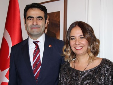 To mark the 93rd anniversary of the proclamation of the republic of Turkey, Ambassador Selcuk Unal and his wife Lerzan Kayihan Unal hosted a reception at their residence Oct. 27.