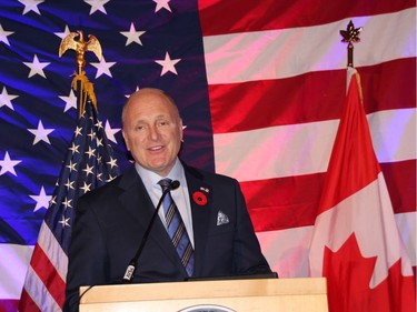 U.S. Ambassador Bruce Heyman and his wife, Vicki, hosted a party at the Château Laurier to watch the U.S. Election returns.