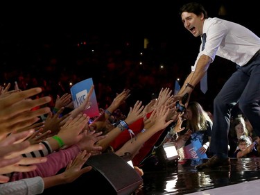 Over 16,000 students and educators gathered for We Day at Canadian Tire Centre in Ottawa Wednesday Nov 9, 2016. Prime Minister of Canada Justin Trudeau attending We Day in Ottawa Wednesday.