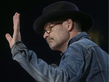 Over 16,000 students and educators gathered for We Day at Canadian Tire Centre in Ottawa Wednesday Nov 9, 2016. Gord Downie during We Day in Ottawa Wednesday.  Tony Caldwell