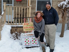 Shawn MacDonell and Brenda Dunn have set up a game to inspire some community engagement.