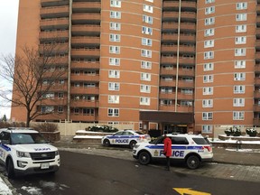 Paramedics responded to calls for assistance at around 12:45 pm Wednesday after a neighbour reporting a stabbing incident on Jasmine Crescent.