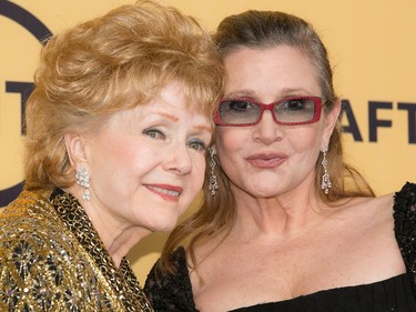21st Annual SAG Awards - Press Room at Los Angeles Shrine Exposition Center  Featuring: Debbie Reynolds, Carrie Fisher.