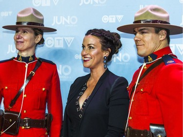 Alanis Morissette at the red carpet arrivals for the 2015 JUNO Awards in Hamilton, Ont. on Sunday March 15, 2015.