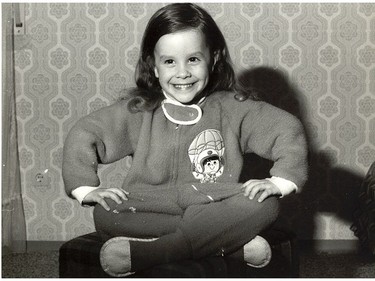 Alanis Morissette on Christmas Eve as a young child in Germany. 
 Alanis.com