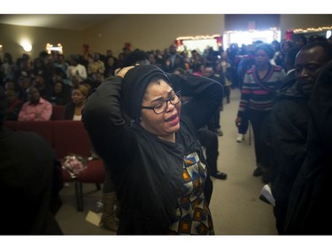 Bibleway Ministries Church was overflowing with family and friends there to support the Muzaliwa family during the funeral for sisters Elizabeth Muzaliwa and  Rehema Muzaliwa Saturday