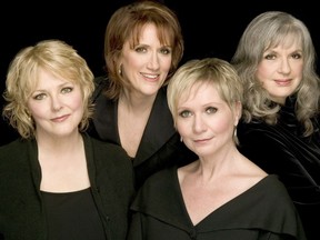 Canada's country-folk supergroup, Quartette, wraps up their December tour at Centrepointe Theatre on Dec. 22. Left to right, Gwen Swick, Caitlin Hanford, Cindy Church, and Sylvia Tyson.