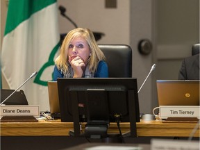 Councillor Diane Deans listens to presentations as councillors take part in the City of Ottawa's draft 2017 Budget being tabled at City Hall. She is requesting more information on the LRT project, which is, the editorial board says, the right move.