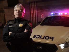 Acting Ottawa Police Chief Jill Skinner poses for a photo at police head quarters in Ottawa Monday Dec 29,  2014. The Ottawa police department is going to try and get tougher on guns and gangs in Ottawa.