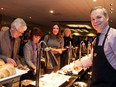 CTV Ottawa News anchor Graham Richardson was an early riser on Friday, December 9, 2016, to help out at the Christmas Cheer charity breakfast, held at The Westin Ottawa