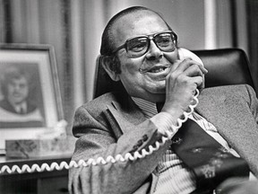 David Loeb photographed in November 1976 when he was named Ottawa's 'businessman of the year.'