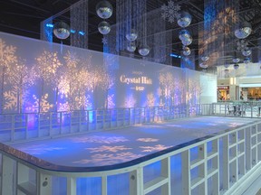 The new indoor skating rink at the Bayshore Shopping Centre.