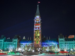 Canada's capital cities switch the lights on.