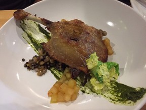 Duck confit at Sutherland.