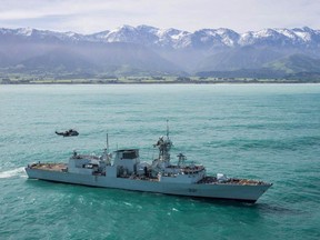 HMCS Vancouver is shown in this 2016 photo.