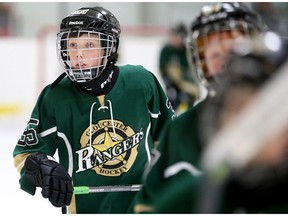 Jacob Rheaume was back on the ice two-and-a-half months after breaking his tibia when hit by a car.