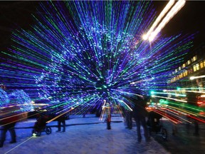 The 32nd edition of Christmas Lights Across Canada kicked off on Parliament Hill in Ottawa Wednesday Dec 7, 2016. Hundreds of thousands of Christmas lights lit up around Parliament Hill and Elgin Street Wednesday night.