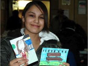 Shannen Koostachin was a strong advocate for children's rights in Attawapiskat. Photo courtesy of: The Caring Society www.fncfcs.com/shannensdream (First Nations Child & Family Caring Society of Canada 251 Bank Street, Suite 302 Ottawa, ON K2P 1X3 Tel: 613-230-5885)