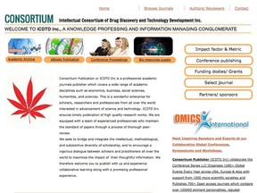 OMICS International recently acquired Intellectual Consortium of Drug Discovery & Technology Development Incorporation, of Saskatoon. A screenshot from the website is pictured here.
