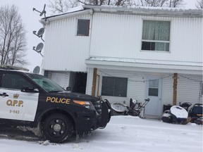 OPP are investigating the death of a four-year-old boy in Wendover, Ont., on Wednesday, Dec. 28, 2016. Police remained at this apartment building on Thursday.