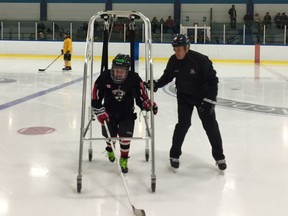 Tysen Lefebvre is realizing his hockey dream. The 15-year-old has Pfeiffer Syndrome Type 2.