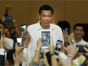 Philippines President Rodrigo Duterte, a thug who endorses extra-judicial killings, has his fans.