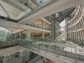 Salt Lake City's new library was designed by architect Moshe Safdie.