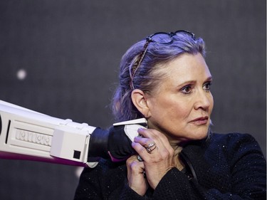 Star Wars: The Force Awakens - European film premiere  Featuring: Carrie Fisher.