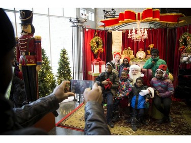 The Mayor's Christmas Celebration took over city hall on Saturday, Dec. 3, 2016 with holiday excitement for all ages. People got to meet Santa and sit with him for a photo.