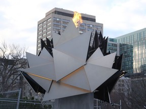 The Ottawa 2017 cauldron.