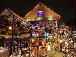 The house on Marier Avenue was perhaps the city's most densely decorated Christmas display. Here's what is looked like