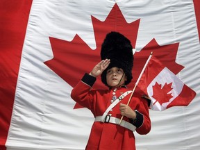 The flag symbolizes Canada as a sovereign nation. And the uniform?