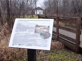 A screencap of an old bath house in Carlsbad Springs, taken from a video posted by Capital Gems on YouTube.