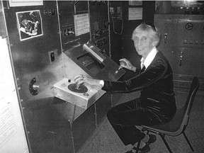 Elizabeth Riley recently visited a British museum to sit at one of the radar station terminals, known as "tubes", where she tracked incoming planes during the Second World War.