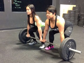 Catrina Earnshaw and her mother Linda Rosario-Earnshaw compete for Gloucester-based Physics Elite and have both won medals in their respective Canadian junior and masters weightlifting championships.