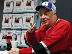 Comedy superstar Mike Myers was signing copies of his new book, Canada, at the Rideau Street Chapters. Monday October 24, 2016. Errol McGihon/Postmedia