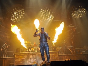 German headliner Rammstein will be unveiling the North-American premiere of a new show at this year's Montebello Rockfest.