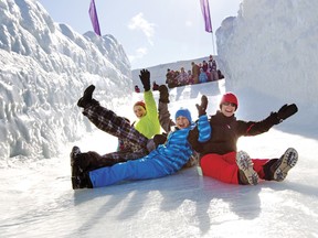 Five ice slides will be built for Winterlude this year offering fun for the whole family.