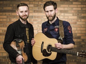 From left, James and John Abrams are photographed in the OC Sessions space at the Ottawa Citizen Friday, January 13, 2017.